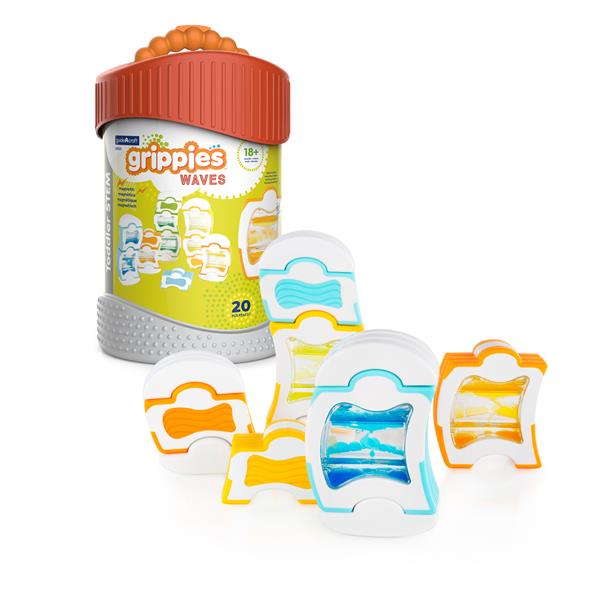 

Магнітний конструктор Guidecraft Grippies Waves, 20 деталей (G8323)