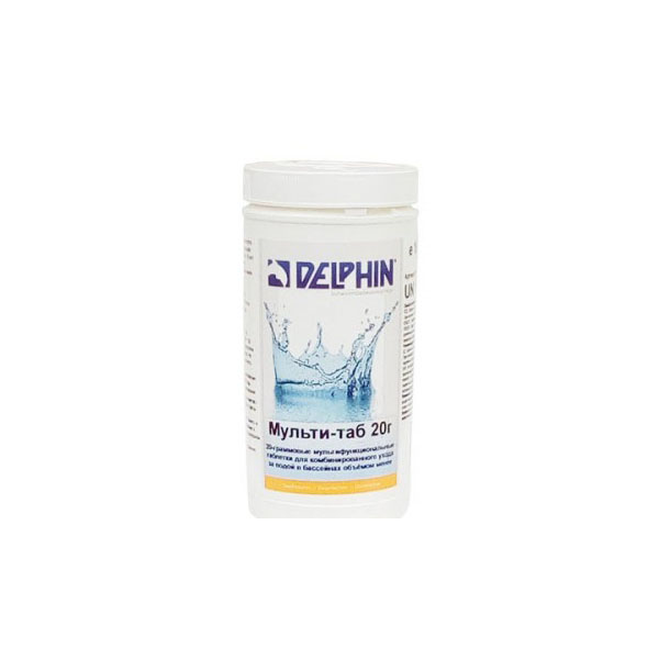 

Средство для дезинфекции Delphin Мульти-таб 20г 1кг