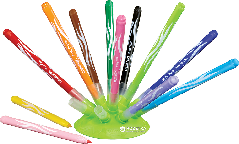 

Фломастеры Maped Color Peps Jungle Innovation 12 цветов (MP.845445)