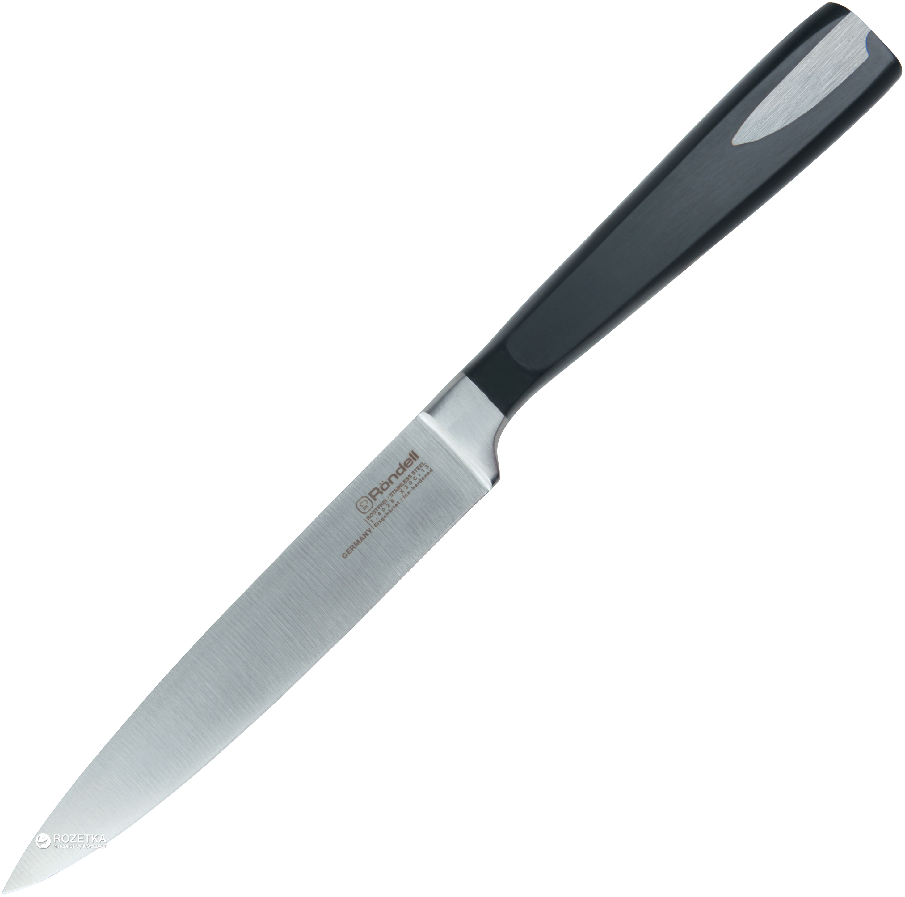 

Кухонный нож Rondell Cascara универсальный 127 мм Black (RD-688)