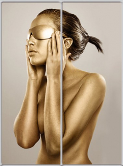 

Шкаф купе Luxe Studio Стандарт-1 Фотопечать Салон красоты-2 1800x2000x450 двухдверный