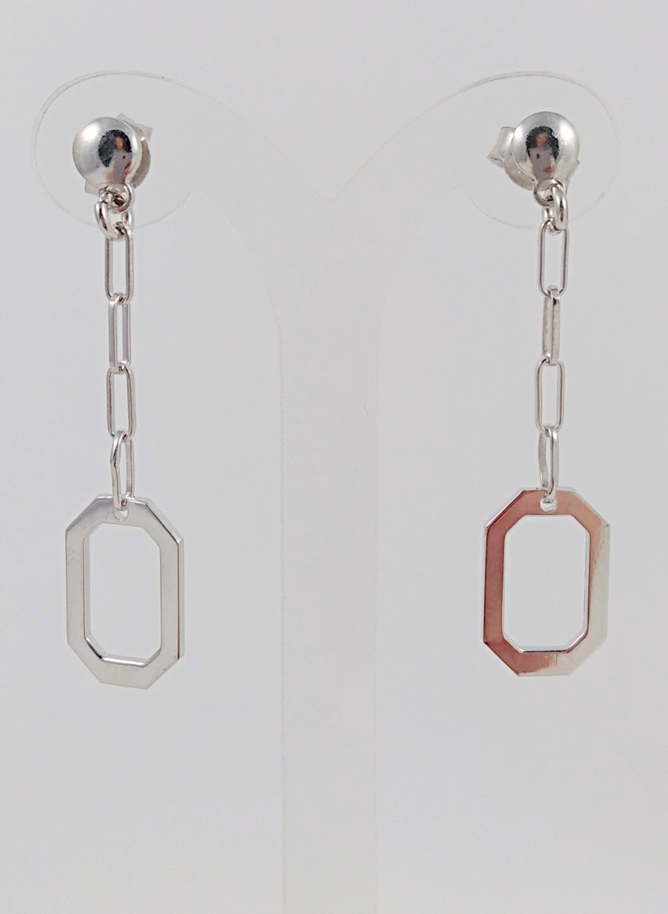 

Серьги серебряные ORT8056-б