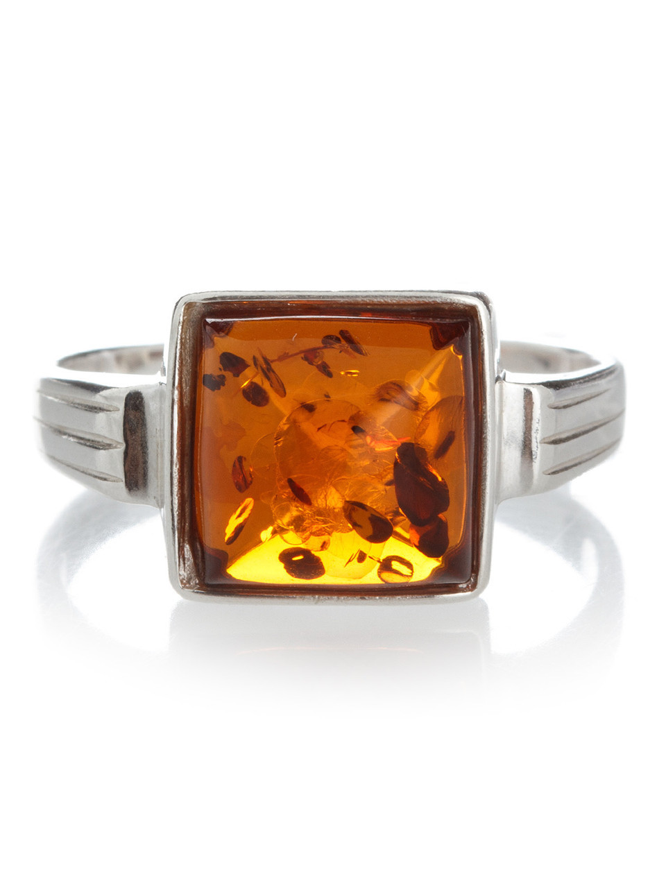 

Кольцо из серебра с янтарем 333RIN-k (18,0)
