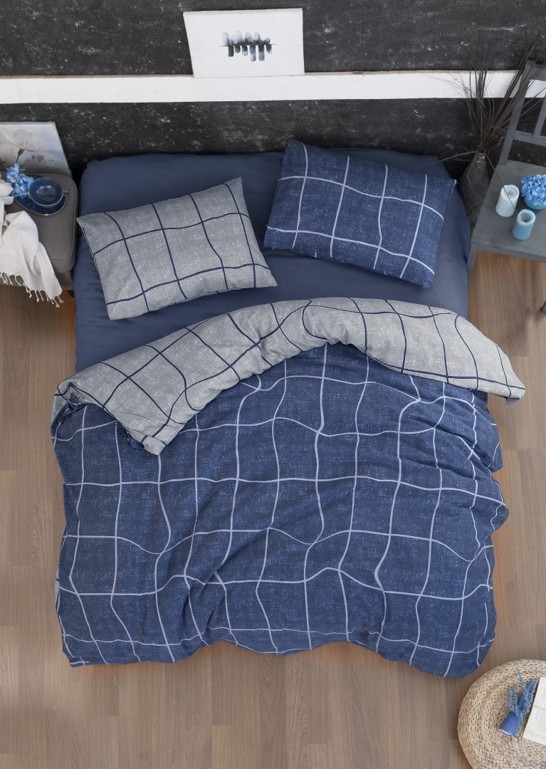 

Комплект постельного белья First Choice Фланель 200х220 "Adonis Denim"