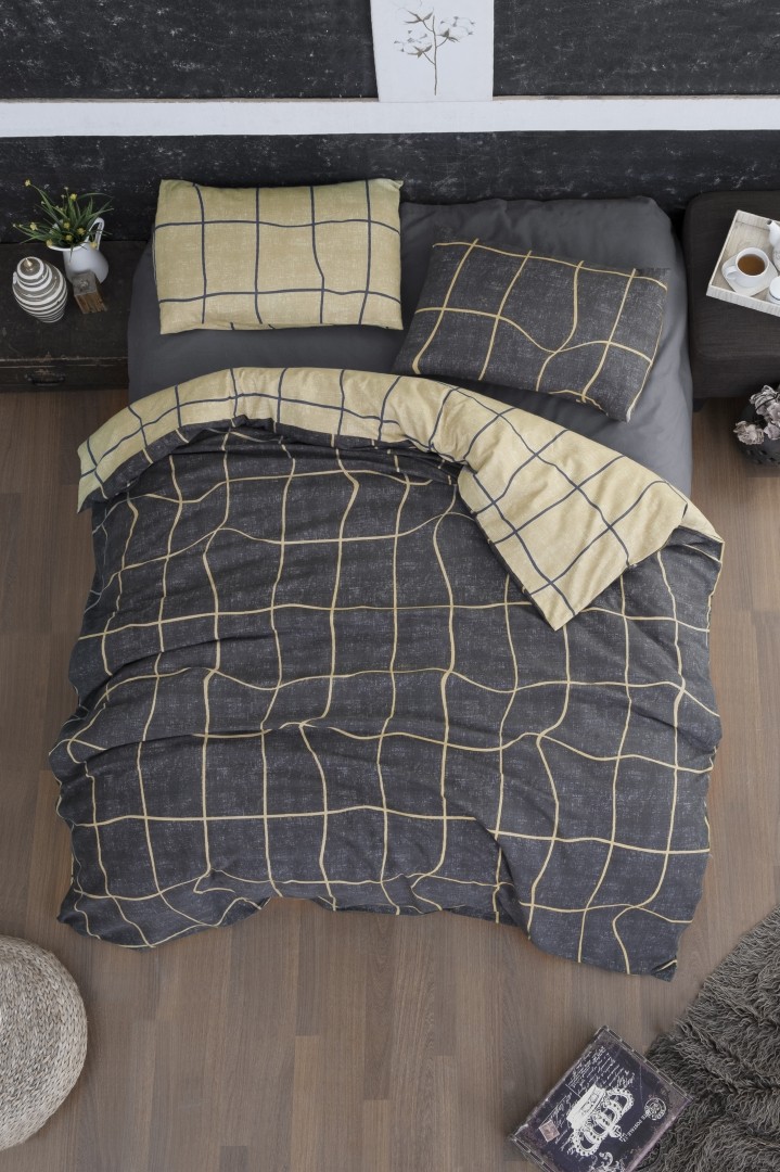 

Комплект постельного белья First Choice Фланель 200х220 "Adonis Grey"
