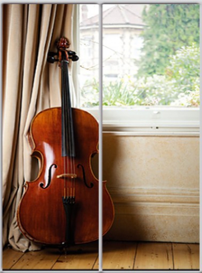 

Шкаф купе Luxe Studio Стандарт-1 Фотопечать Музыка-3 1200x2200x450 двухдверный