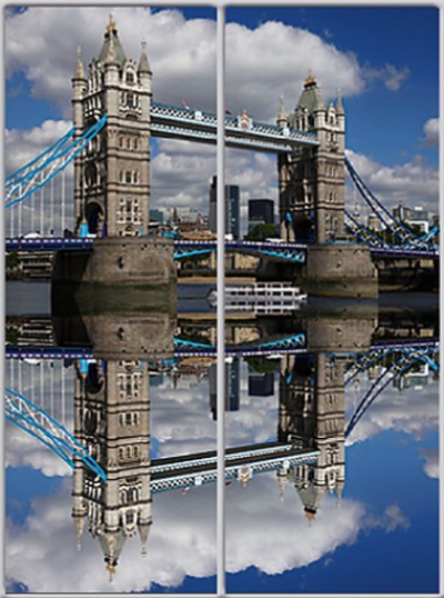 

Шкаф купе Luxe Studio Стандарт-1 Фотопечать Архитектура-25 1800x2200x450 двухдверный