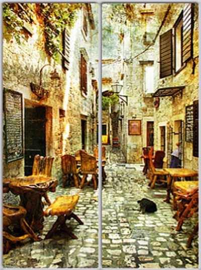 

Шкаф купе Luxe Studio Стандарт-1 Фотопечать Архитектура-5 1800x2100x450 двухдверный