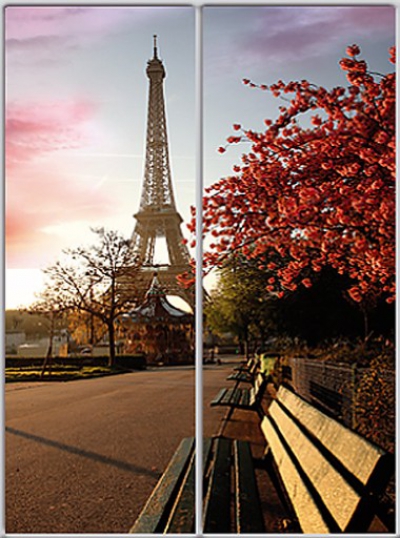 

Шкаф купе Luxe Studio Стандарт-1 Фотопечать Архитектура-23 1500x2300x450 двухдверный