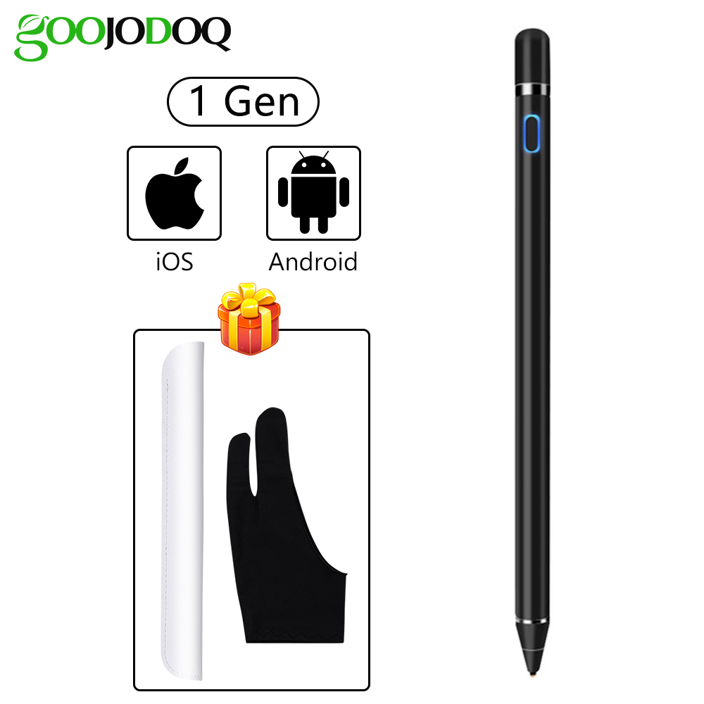 

Стилус универсальный Goojodoq Active 1 Gen Android iPhone (iPad до 2017) 1.5mm Black