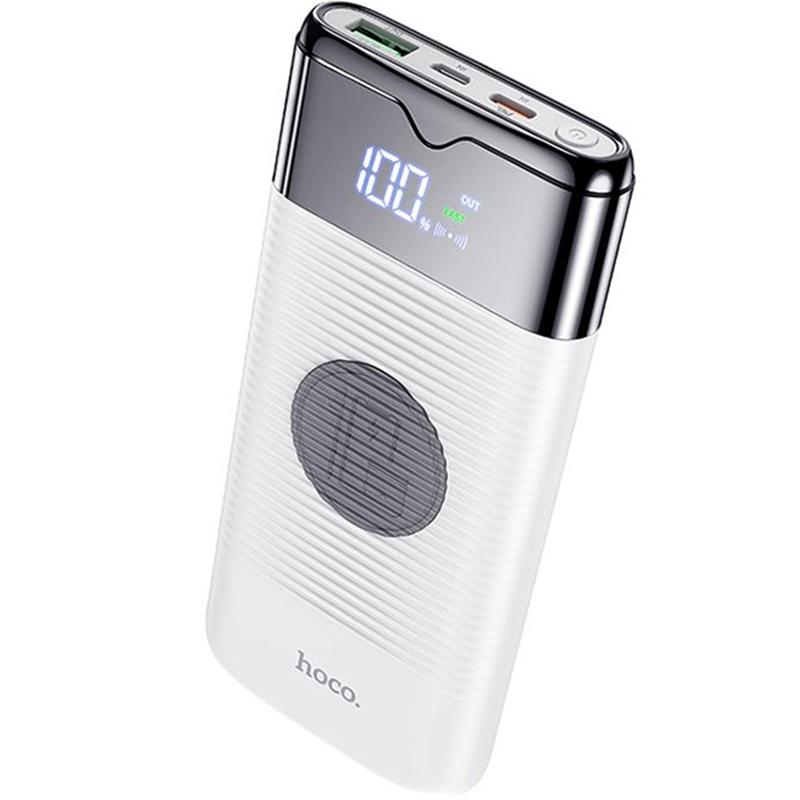 

УМБ Power Bank Hoco J63 Velocity 1USB Type-C 2.4A 18W PD QC3.0 10000mAh White