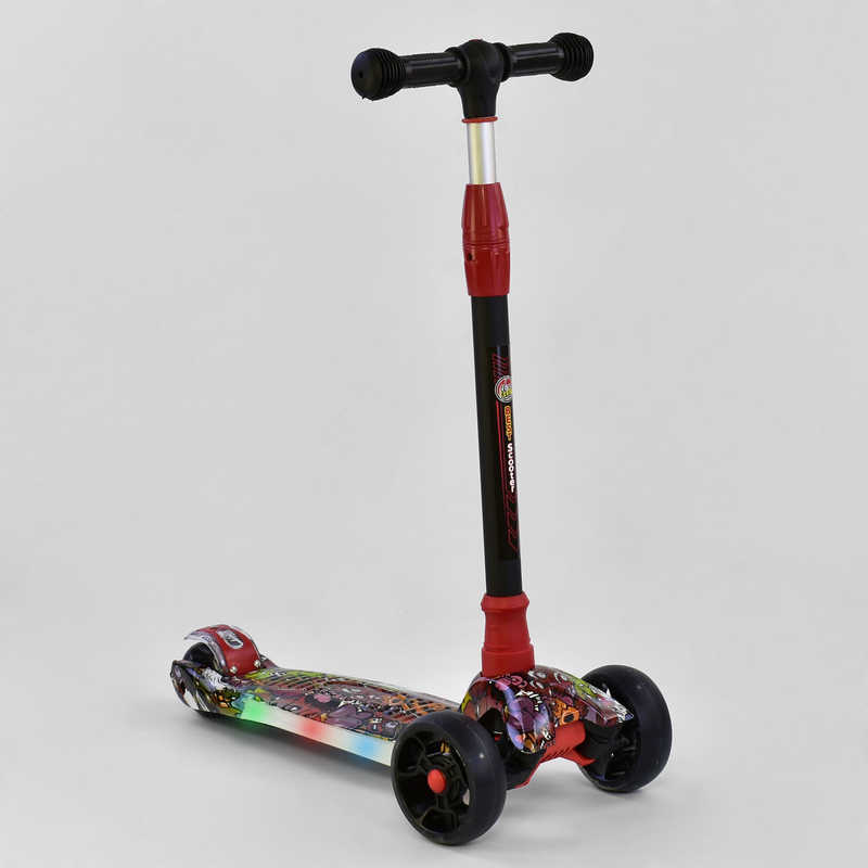 Самокат трехколесный UL - 40069 S 1 Best Scooter, Maxi, 4 колеса PU со ...