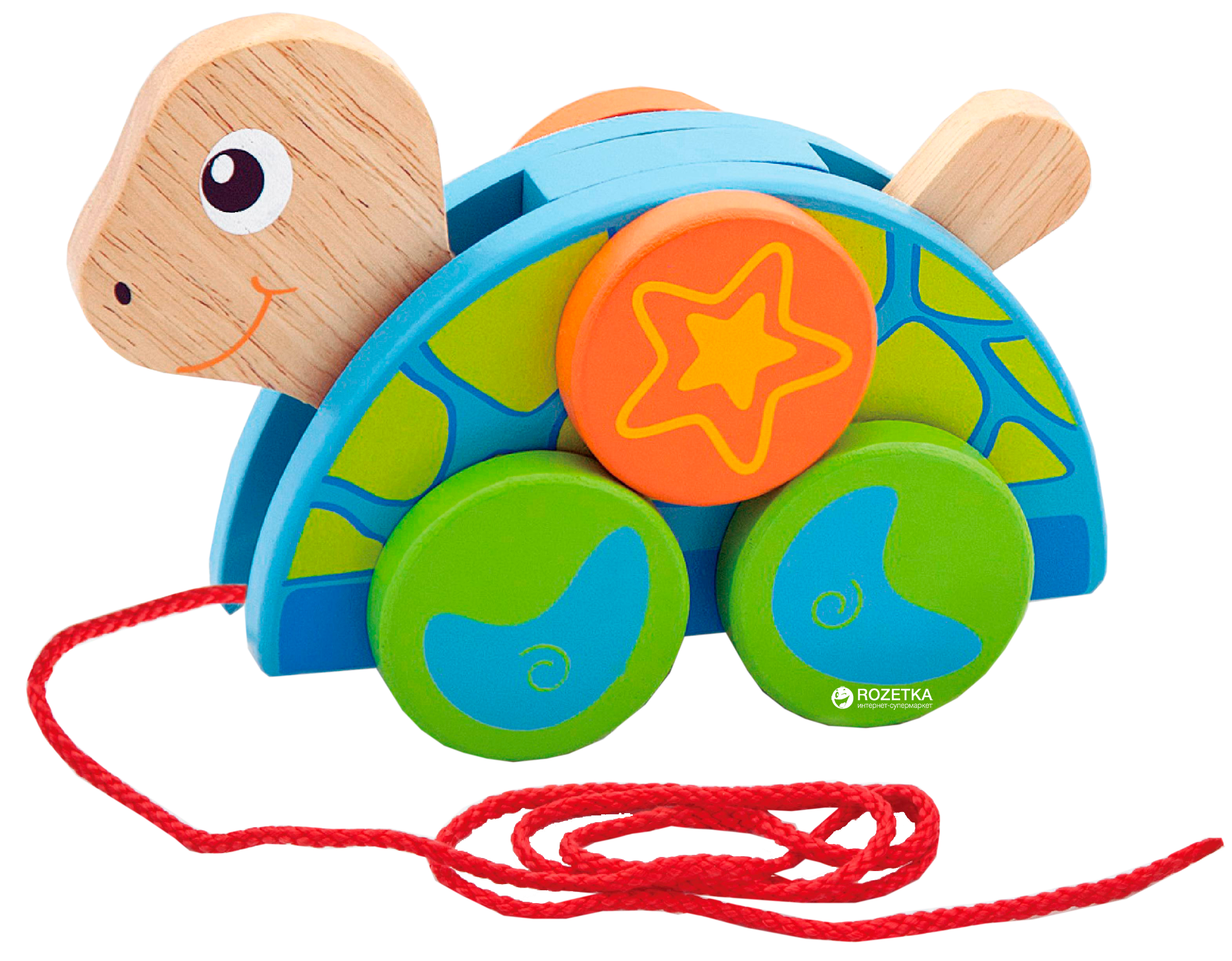 

Деревянная каталка Viga Toys Черепаха (50080)