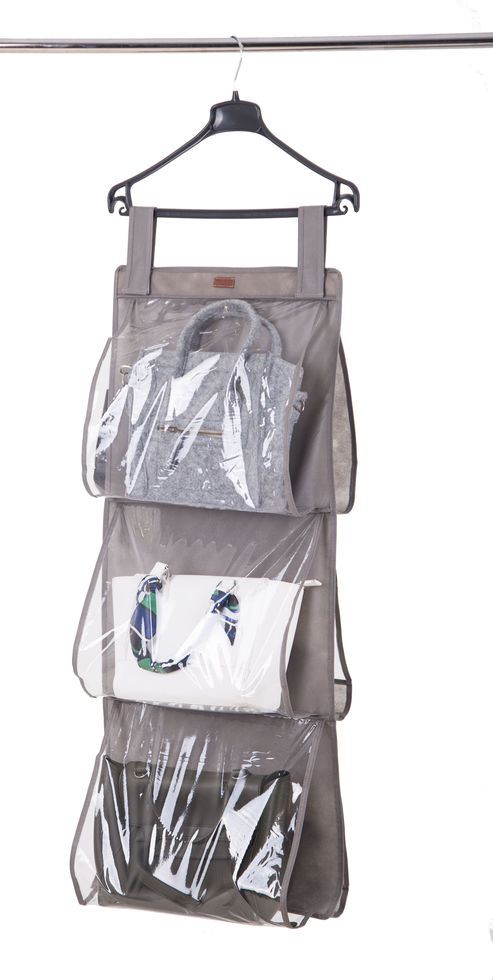 

Подвесной органайзер для хранения сумок L Organize HBag-L серый R176317