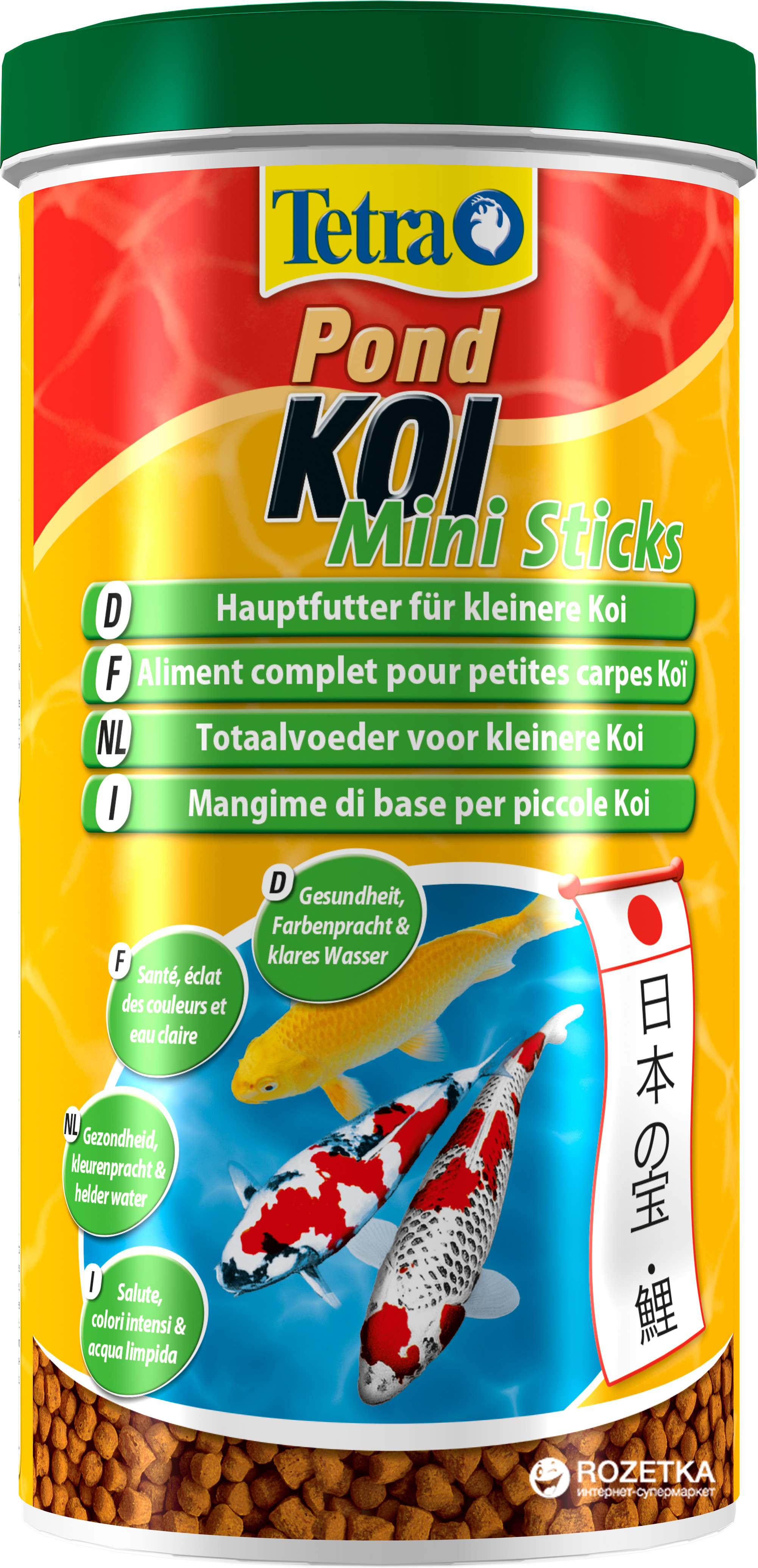 

Корм Tetra Pond Koi ST Junior для прудовых рыб в палочках 1 л