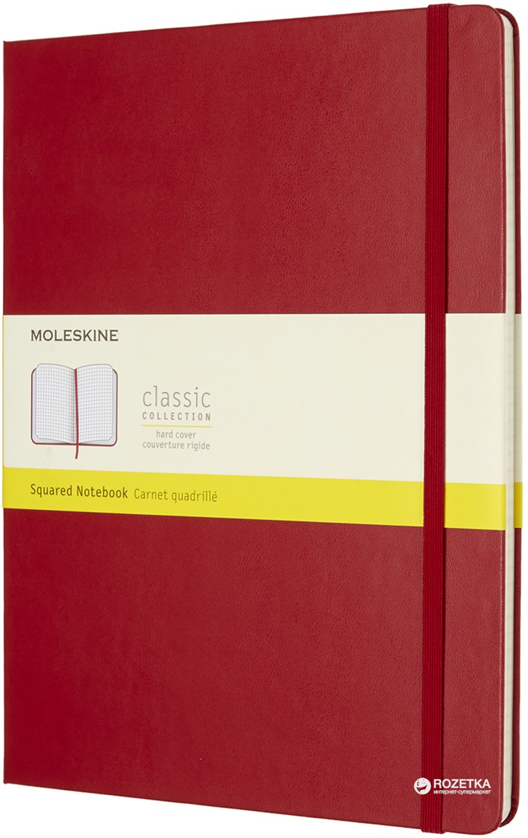 

Записная книга Moleskine Classic 19 х 25 см 192 страницы в клетку Красная (8055002855099)