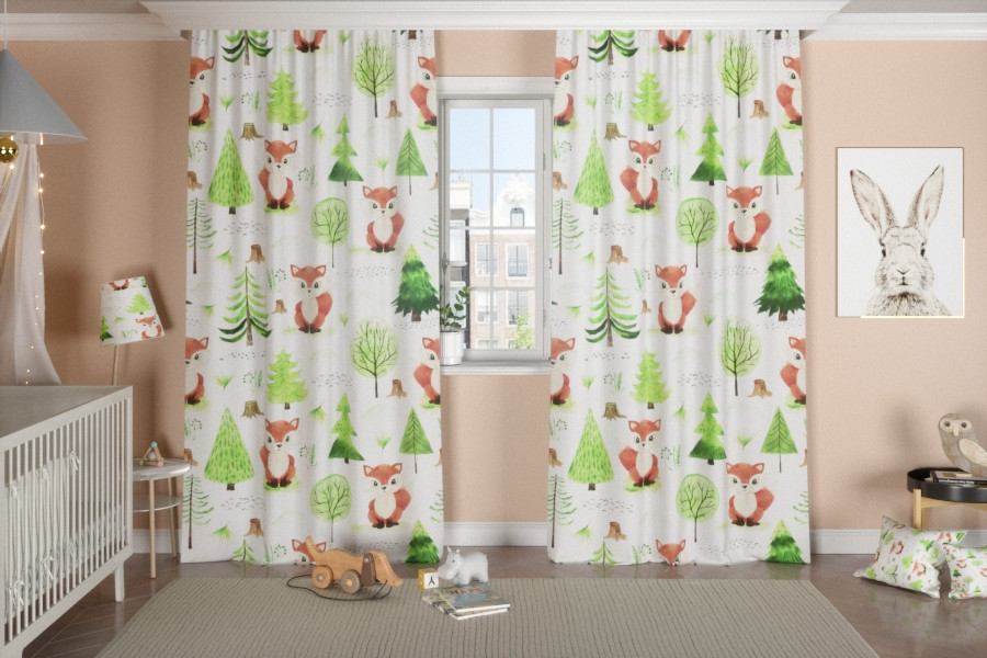 

Фотоштора Лисички