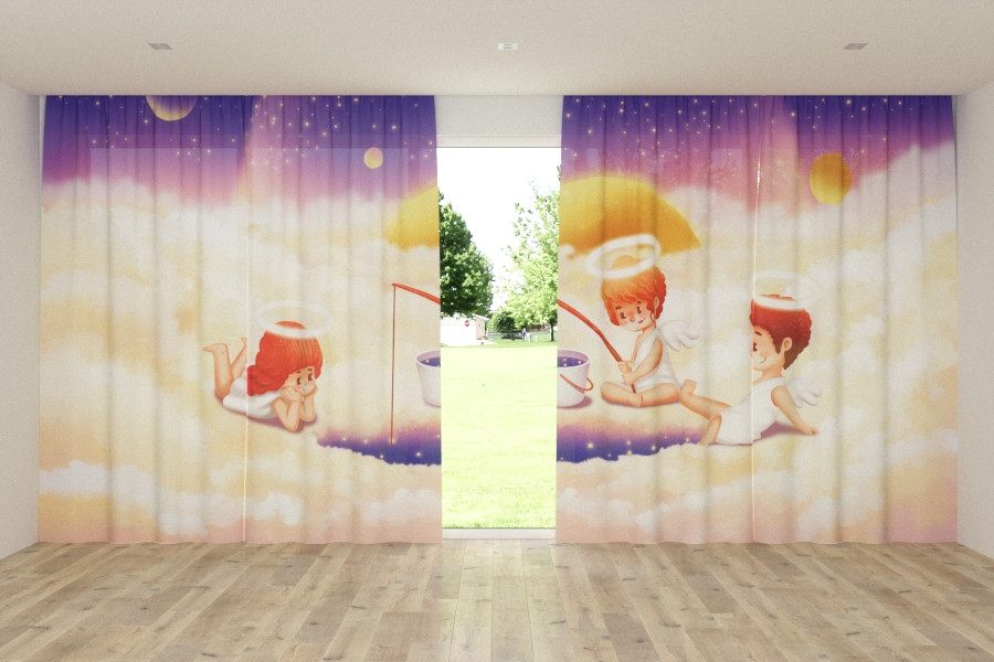 

Фотоштора На облаках