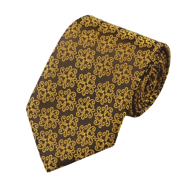 

Галстук JASON&VOGUE в золотых узорах 03162