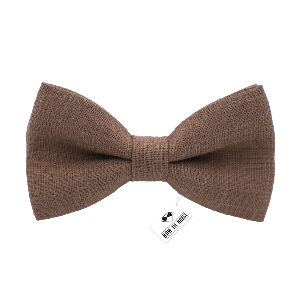 

Бабочка Bow Tie House™ льняная коричневая 06578