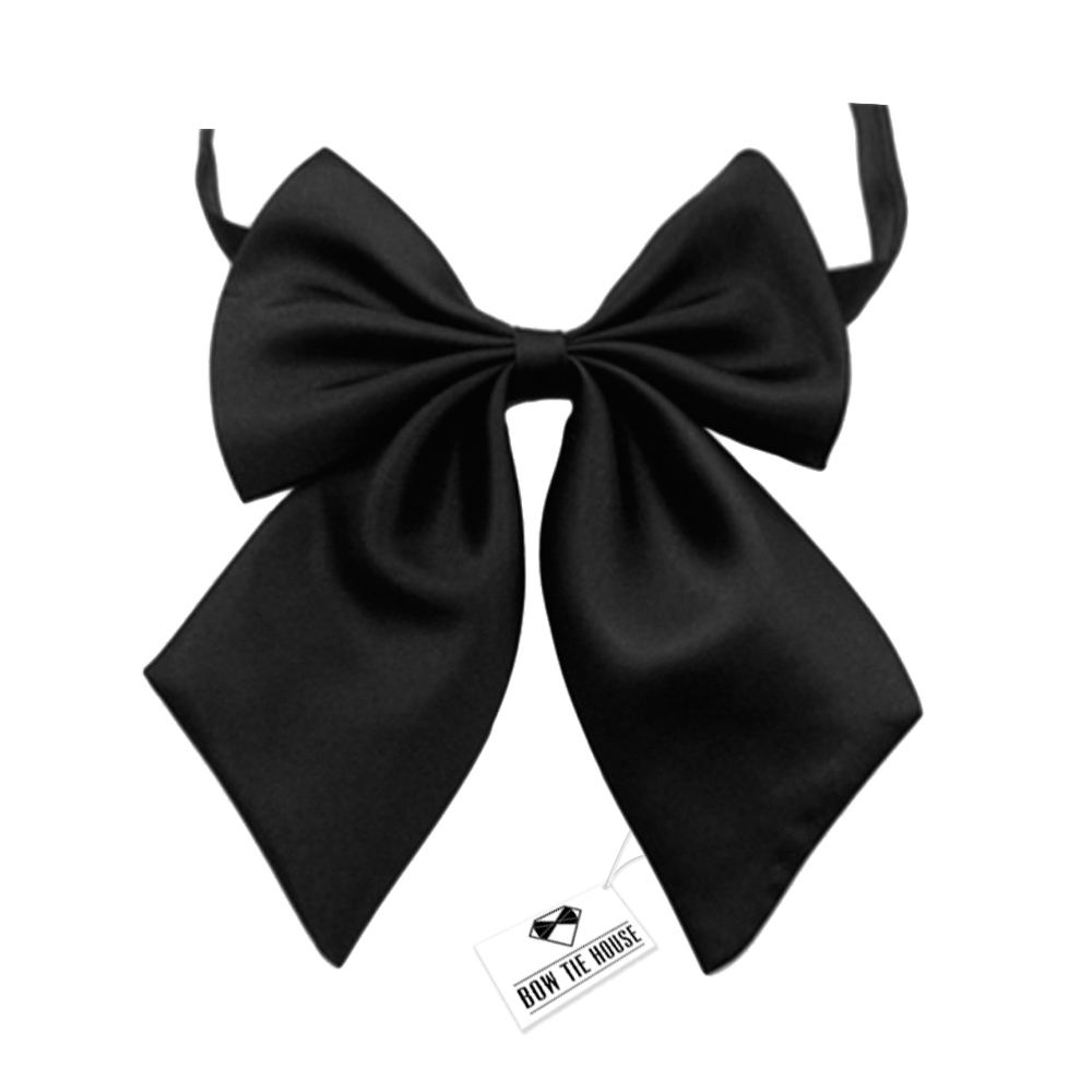

Женская Bow Tie House™ бабочка черный с косыми концами 03316