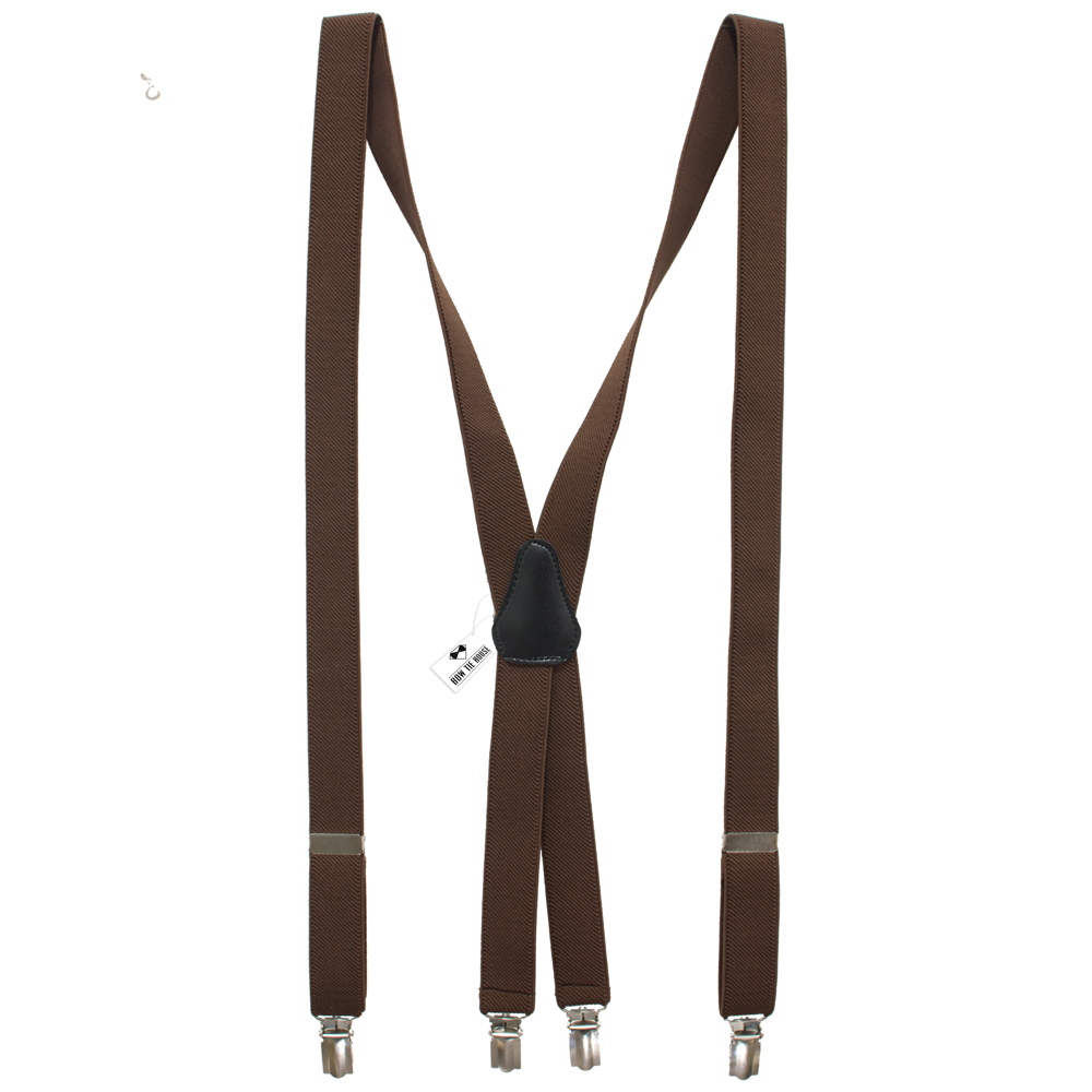 

Подтяжки Bow Tie House™ коричневые 2,5 см Х-образные 09493