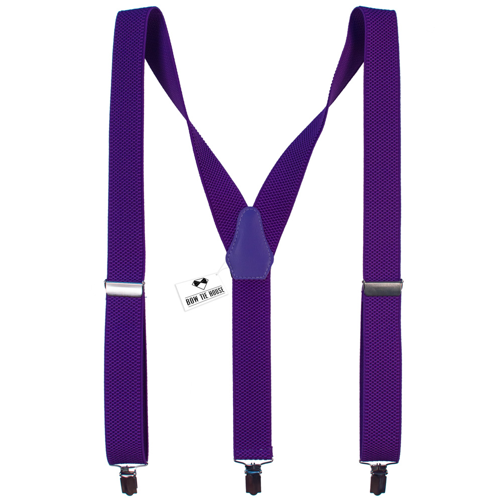 

Подтяжки Bow Tie House™ мужские фиолетовые 3.5 см Y 08129
