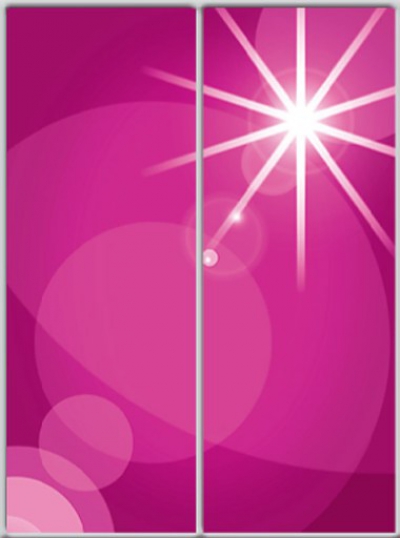 

Шкаф купе Luxe Studio Стандарт-1 Фотопечать Абстракция-1 1700x2300x450 двухдверный