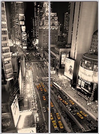 

Шкаф купе Luxe Studio Стандарт-1 Фотопечать Архитектура-27 1200x2400x450 двухдверный