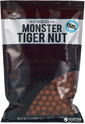 

Бойлы тонущие Dynamite Baits Monster Tiger Nut Shelf Life 15 мм 1 кг (DY225)