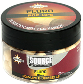 

Бойлы Dynamite Baits The Source White Fluro&Dumbells 10 мм 100 г (DY055)