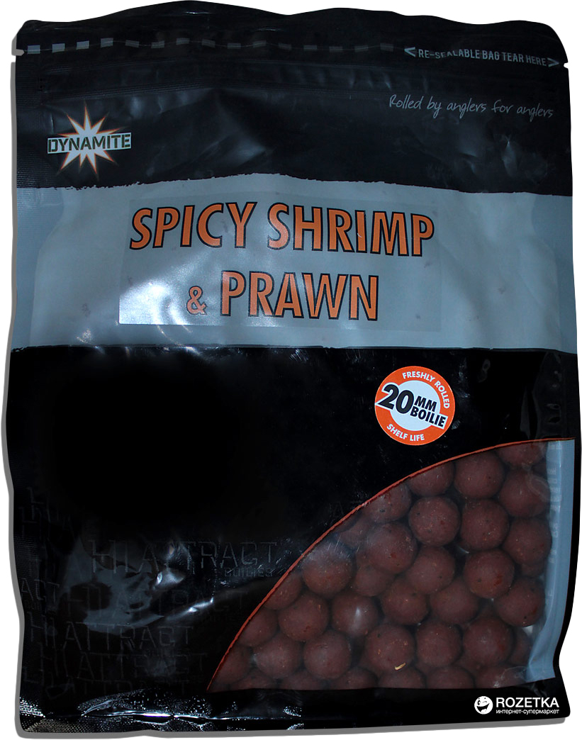 

Бойлы тонущие Dynamite Baits Spicy Shrimp&Prawn 20 мм 1 кг (DY974)