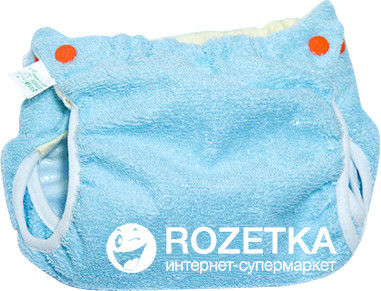 

Многоразовый подгузник Эко Пупс Active Classic 3-7 р. 3-6 кг с вкладышем Abso Maxi Синий (ТП2ВК4-1с)