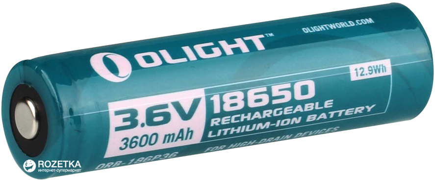 

Аккумулятор Olight 18650 3.6 В 3600 мАч (23702430)