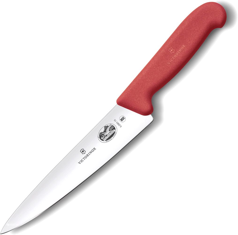 

Кухонный нож Victorinox Fibrox разделочный 150 мм Red (5.2001.15)