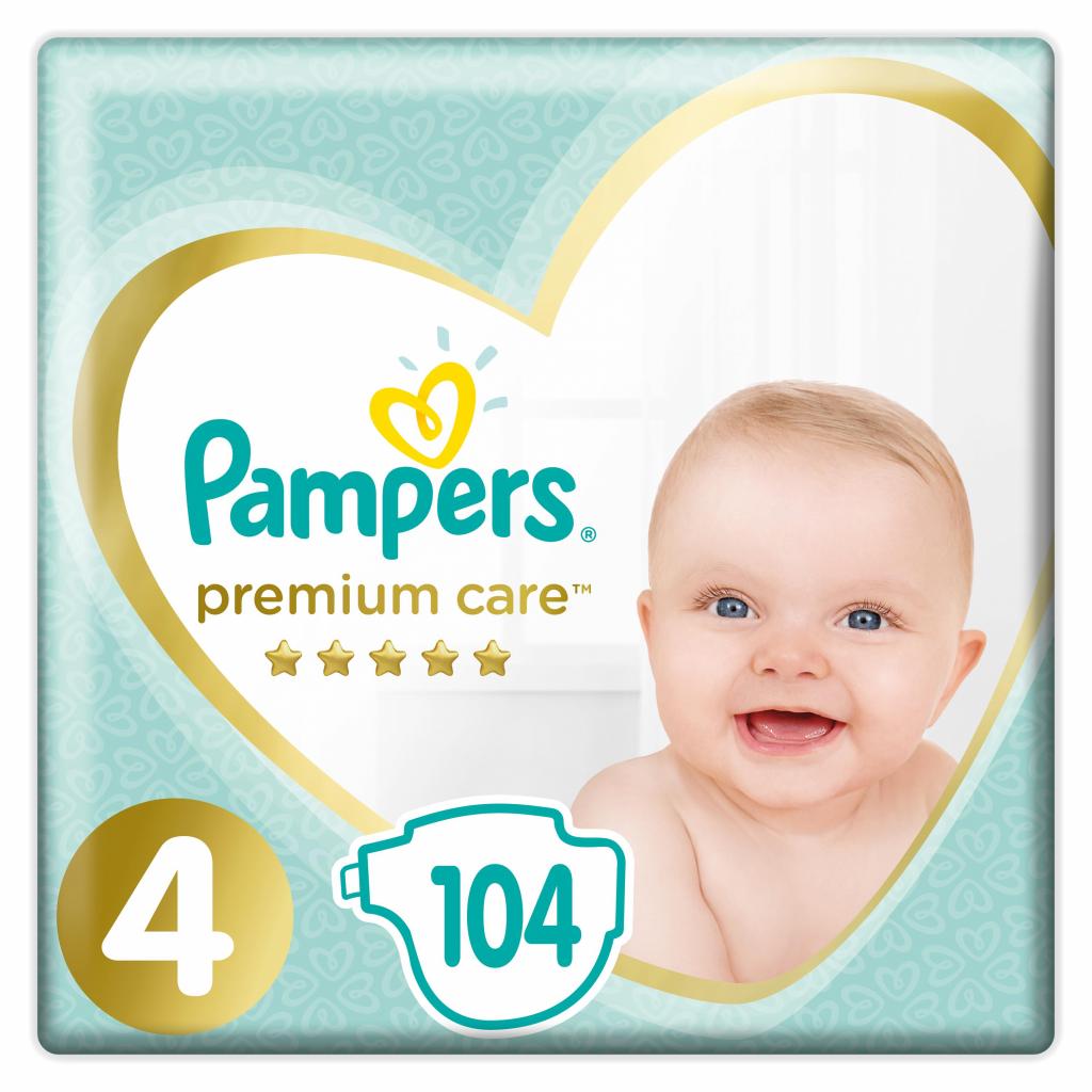 

Подгузник Pampers Premium Care Maxi Размер 4 (9-14 кг) 104 шт (4015400465447)