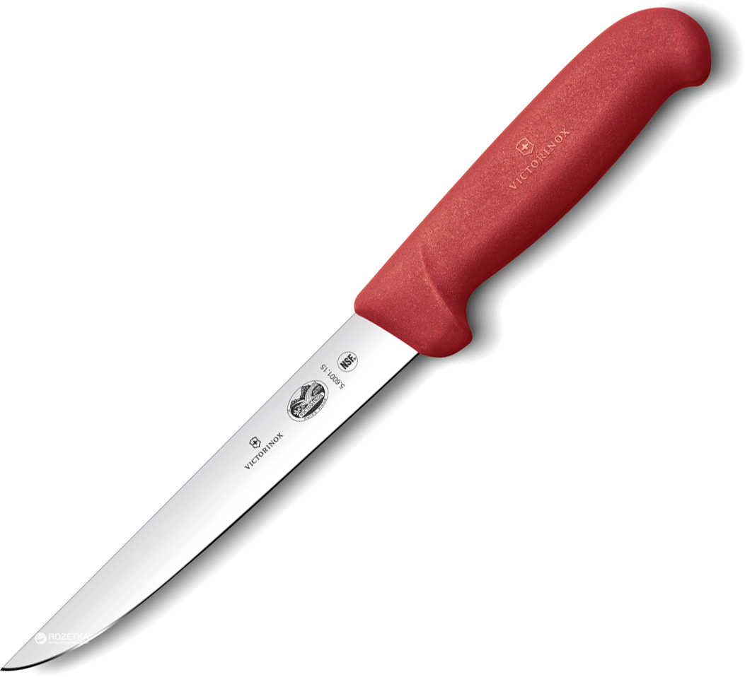 

Кухонный нож Victorinox Fibrox обвалочный 150 мм Red (5.6001.15)