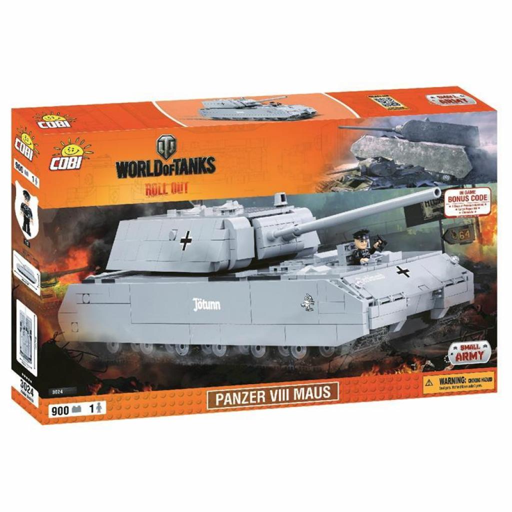 

Конструктор Cobi World Of Tanks Maus, 900 деталей (COBI-3024)