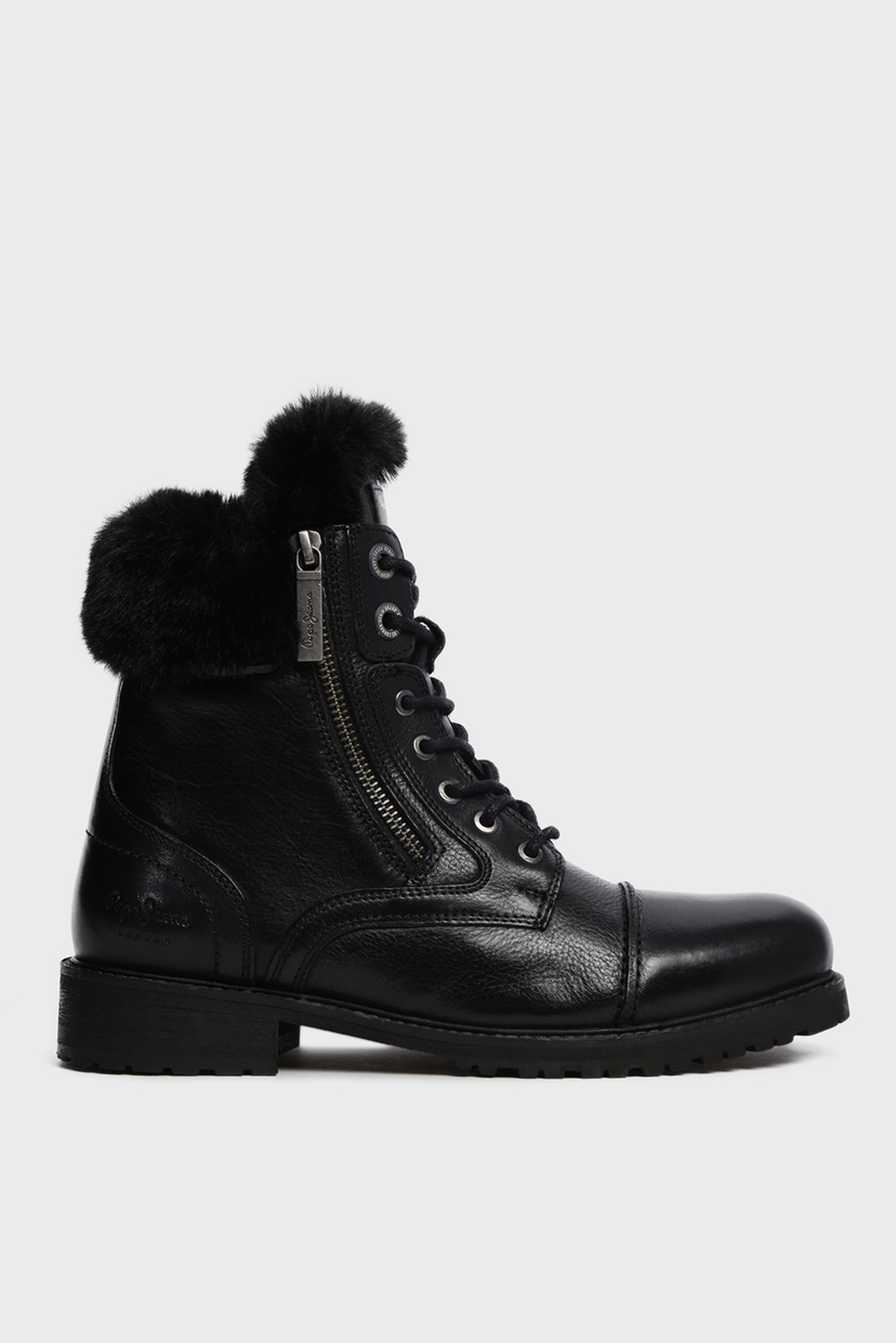 

Женские черные кожаные ботинки MELTING RUSS Pepe Jeans 36 PLS50377