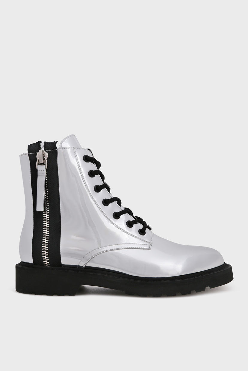 

Женские серебристые ботинки Piersa Preppy 36 V032B-215-2