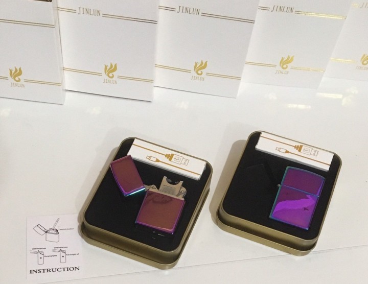 

Электроимпульсная USB зажигалка Jinlun ZA-215