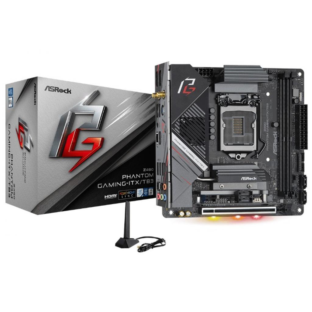 

Материнская плата ASRock Z490 PHANTOM GAMING-ITX