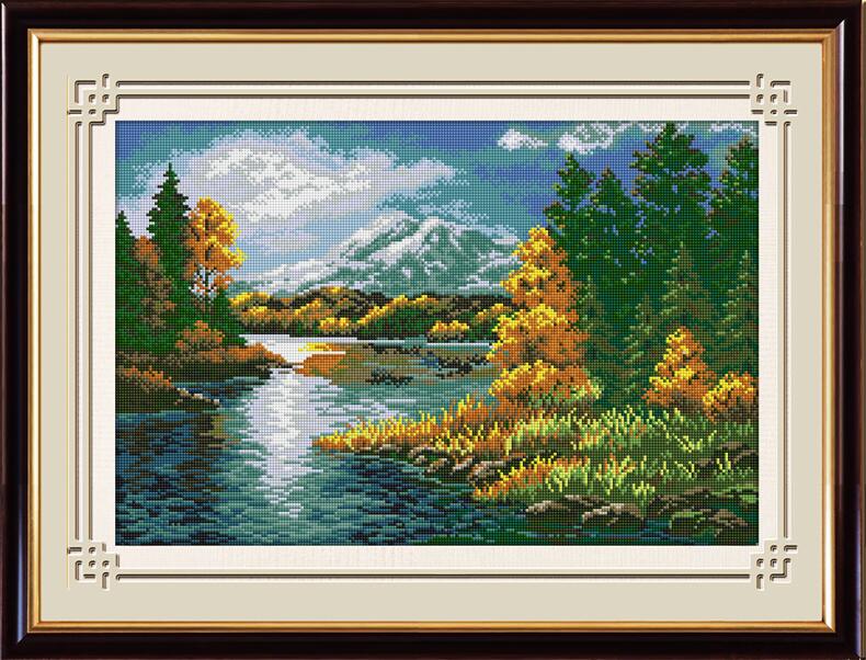 

Набор алмазной живописи Dream Art Затишье на реке