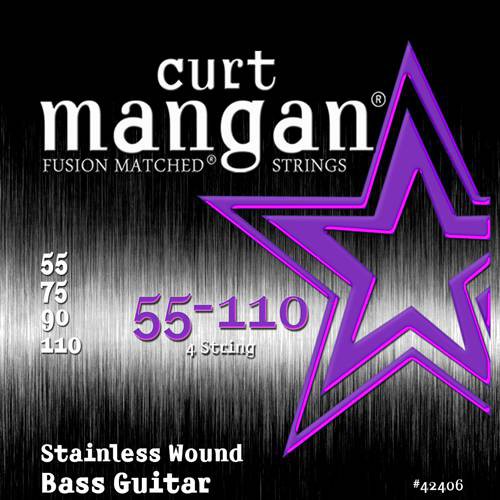 

Струны для бас-гитары Curt Mangan 42406 Med Plus Stainless Wound (55-110)