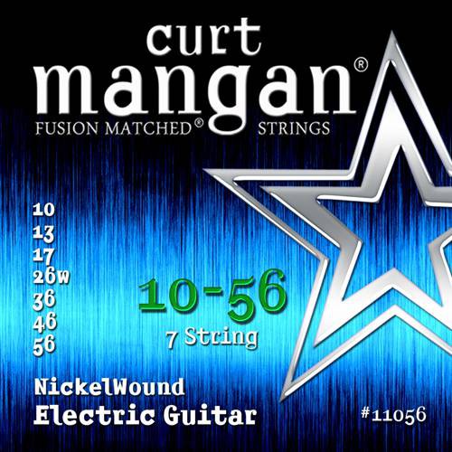 

Струны для электрогитары Curt Mangan 11056 Nickel Wound 7 Strings (10-56)