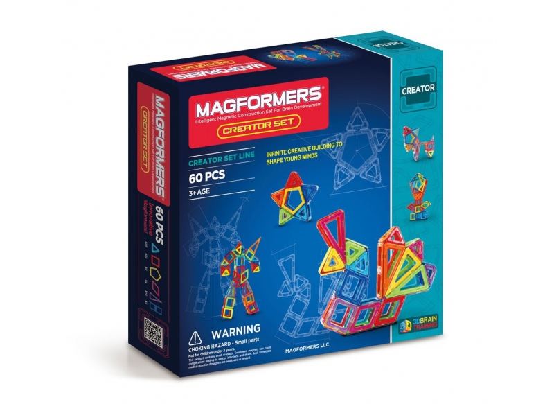 

Магнитный конструктор Magformers Создатель, 60 эл.(703006)