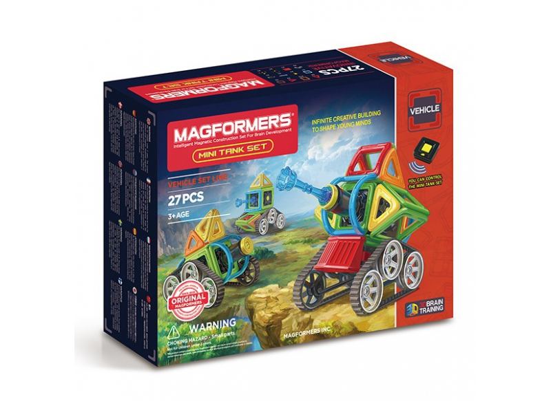 

Магнитный конструктор Magformers Мини танки, 27 эл. (707010)