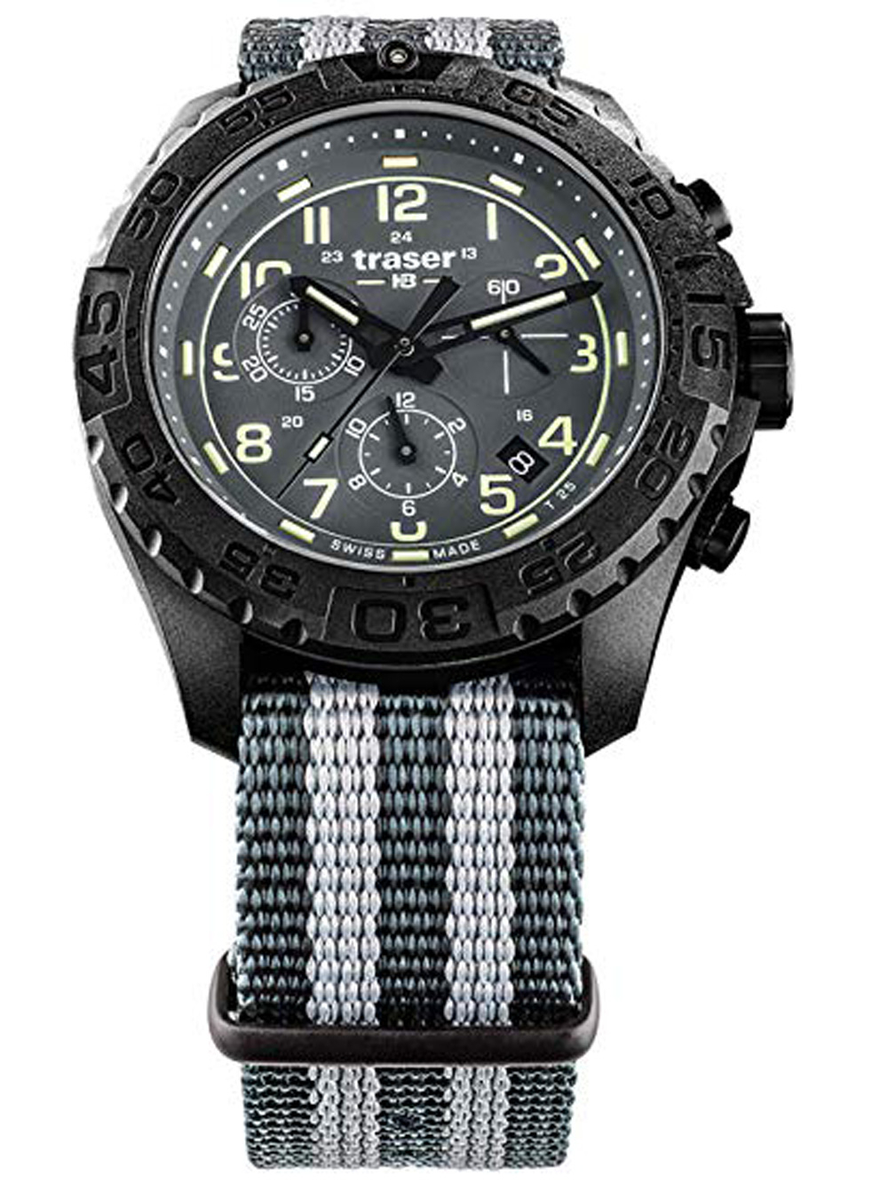 

Часы Traser H3 109046 P96 OdP Evolution grey Chronograph 44mm 20ATM