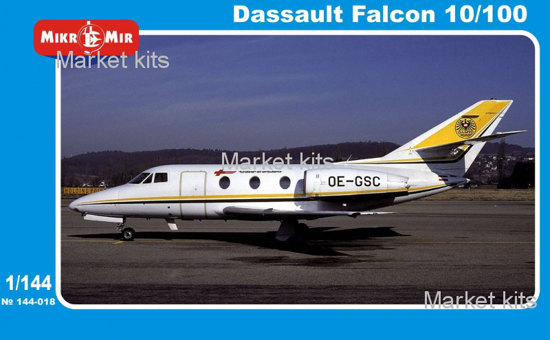 

Самолет Dassault Falcon-10/100 1:144 Micro-Mir (MM144-018)