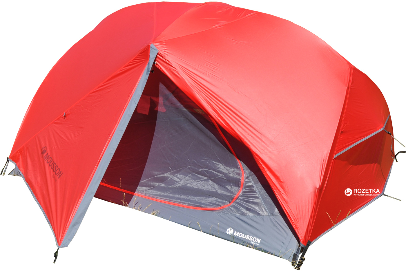 Акция на Палатка Mousson Azimut 3 Red (4823059847213) от Rozetka UA